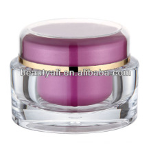 Oval Acrylic Cosmetic Packaging Cream Jar